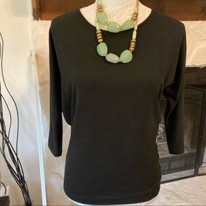RACHEL ZOE BLACK SWEATER DOLMAN SLEEVES NWT SIZE XS